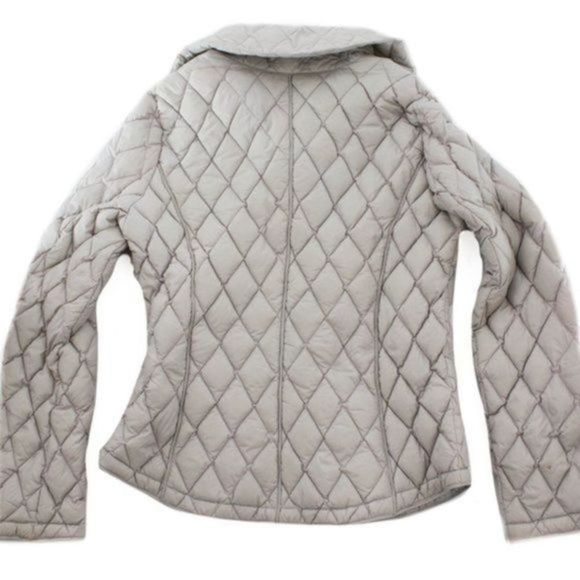 MICHAEL MICHAEL KORS Grey Quilted Down Jacket Size S - Picture 2 of 6